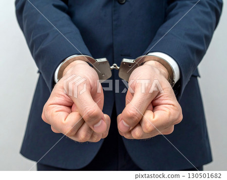 Arrest handcuffs criminal 130501682