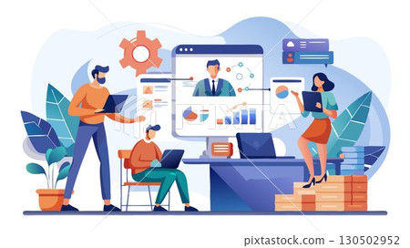 Enhance collaboration and communication across different departments with our user-friendly and intuitive ERP software interface. 130502952