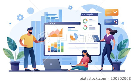 Enhance collaboration and communication within your finance team with our intuitive and easy-to-use accounting software interface. 130502968