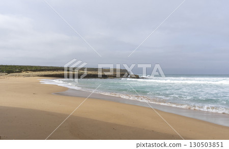 Stunning view of Sherbrooke River Beach at Port Campbell, Victoria, Australia. 130503851
