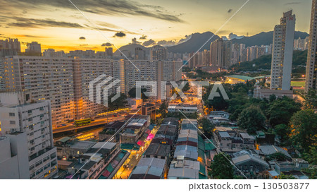 Aug 12 2025 Twilight At Kam Chi Path Wet Market 130503877