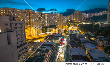 Aug 12 2025 Twilight At Kam Chi Path Wet Market 130503880