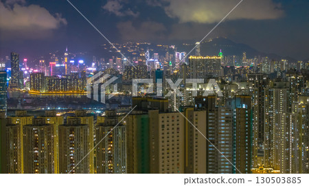 Aug 12 2025 Night View Of Kai Ching Estate Hong Kong 130503885