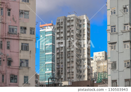 Aug 30 2025 Historic Tong Lau Buildings in Mong Kok Streets 130503943