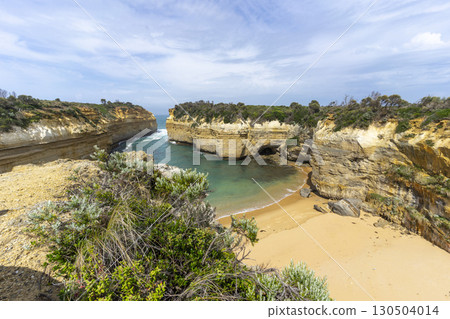 Loch Ard Gorge at Port Campbell National Park in Victoria, Australia. 130504014
