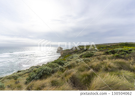Beautiful ocean lookout on the Twelve Apostles at the Great Ocean Road in Victoria, Australia. 130504062