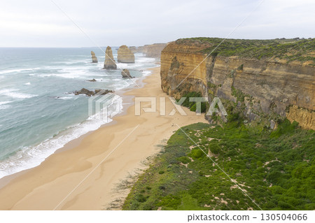 Beautiful ocean lookout on the Twelve Apostles at the Great Ocean Road in Victoria, Australia. 130504066