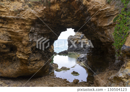The Grotto is a sinkhole geological formation and tourist attraction at the Great Ocean Road outside Port Campbell, Victoria, Australia. 130504123