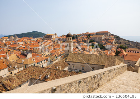 View from the city walls of Dubrovnik, Croatia, Europe 130504193