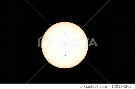 Sun and sunspot 130504202