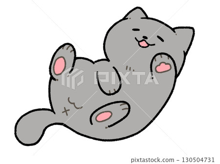 Rolling cat (gray) 130504731