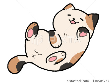 三色貓（滾來滾去） 130504737