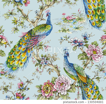 Assorted Artistic Floral And Botanical Patterned Decorative Paper Collection Assorted Artistic Floral And Botanical Patterned Decorative Paper Collection 130504881
