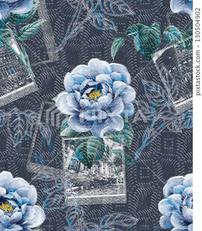 Assorted Artistic Floral And Botanical Patterned Decorative Paper Collection Assorted Artistic Floral And Botanical Patterned Decorative Paper Collection 130504902