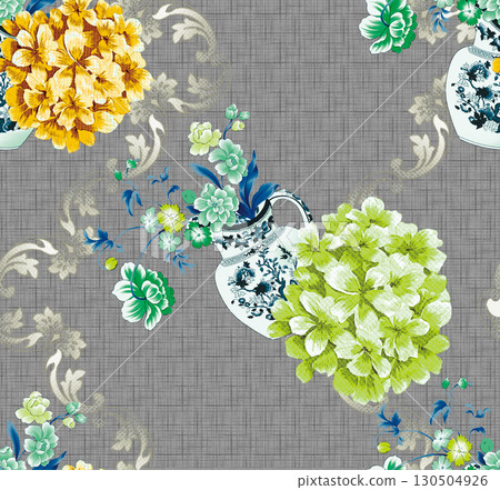Assorted Artistic Floral And Botanical Patterned Decorative Paper Collection Assorted Artistic Floral And Botanical Patterned Decorative Paper Collection 130504926