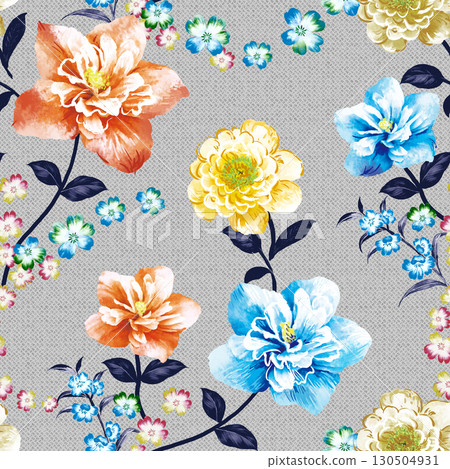 Assorted Artistic Floral And Botanical Patterned Decorative Paper Collection Assorted Artistic Floral And Botanical Patterned Decorative Paper Collection 130504931