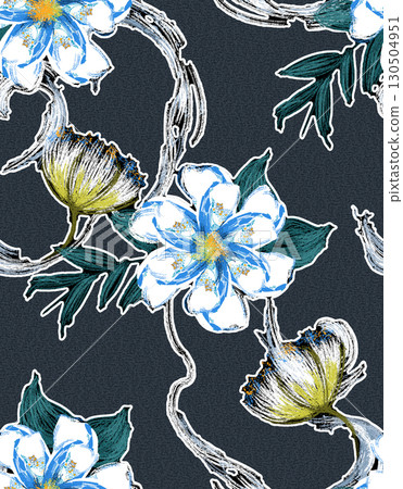 Assorted Artistic Floral And Botanical Patterned Decorative Paper Collection Assorted Artistic Floral And Botanical Patterned Decorative Paper Collection 130504951