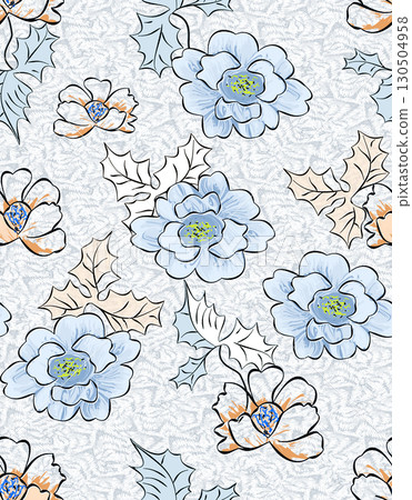 Assorted Artistic Floral And Botanical Patterned Decorative Paper Collection Assorted Artistic Floral And Botanical Patterned Decorative Paper Collection 130504958