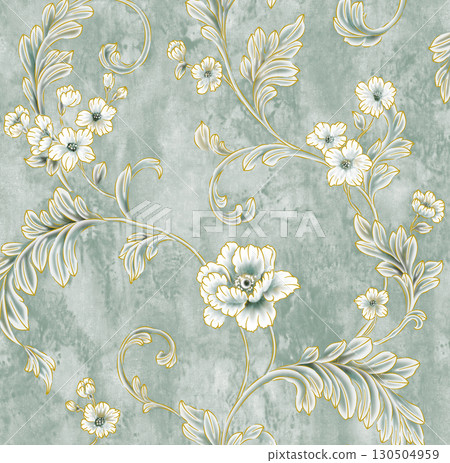 Assorted Artistic Floral And Botanical Patterned Decorative Paper Collection Assorted Artistic Floral And Botanical Patterned Decorative Paper Collection 130504959