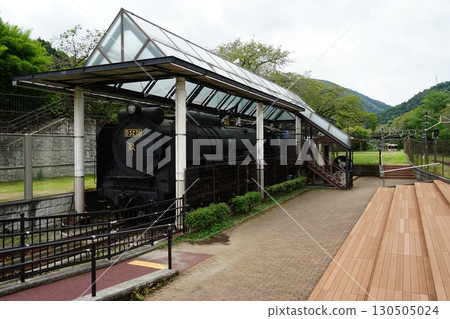 Scenery around the railway park at Yamakita Station on the JR Gotemba Line in Yamakita Town, Ashigarakami District, Kanagawa Prefecture 130505024