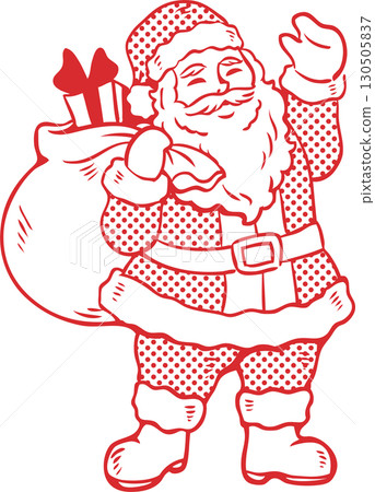 Christmas Santa Claus person male decoration decoration hand-drawn illustration material Christmas Santa Claus person male decoration decoration hand-drawn illustration material 130505837