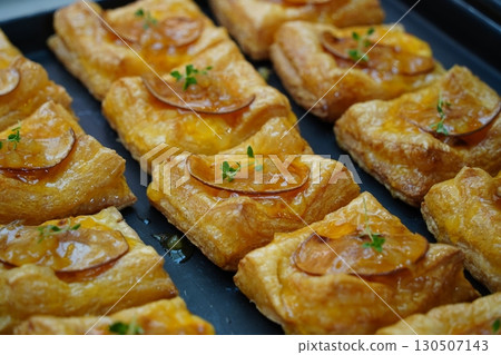 Gourmet Pastry with Toppings, Freshly Baked Gourmet Pastry with Toppings, Freshly Baked 130507143