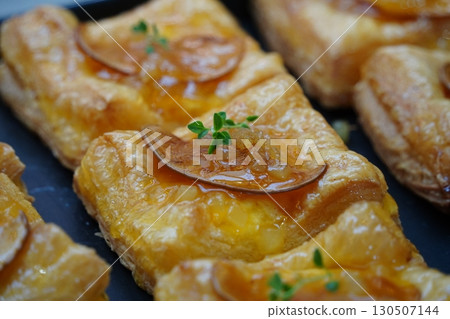 Gourmet Pastry with Toppings, Freshly Baked Gourmet Pastry with Toppings, Freshly Baked 130507144