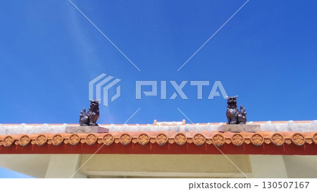 Depot Island and the blue sky in Mihama, Chatan Town, Okinawa Prefecture 130507167