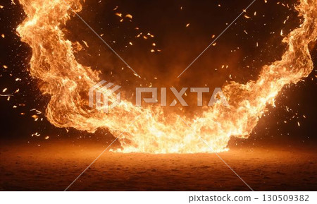 Flame background 130509382