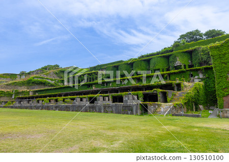 Kitazawa Flotation Plant, a remnant of the Sado Gold Mine ore dressing plant, located in Aikawa Kitazawa-cho, Sado City, Niigata Prefecture 130510100
