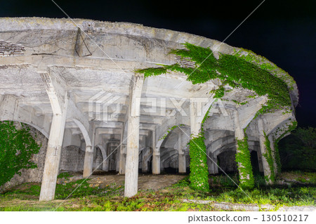 新潟縣佐渡市相川北澤町佐渡金山選礦廠遺址北澤浮選廠濃縮機照明 130510217