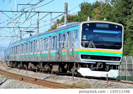 Takasaki Line Honjo-Okabe JR East E231 Series 1000 U516 (Oyama) 130511396
