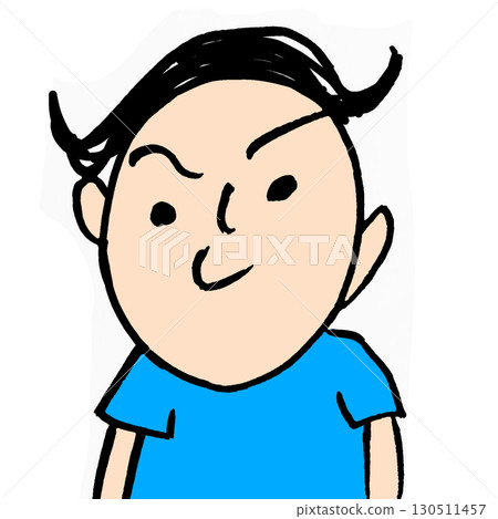 My illustration: Bed-headed brother 130511457