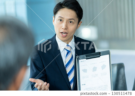 Meeting business people Meeting business people 130511478