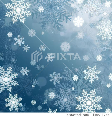 Background material_snowflake image 130511766