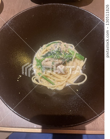 oyster cream pasta 130511826