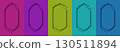 Set of colorful ornamental arches 130511894