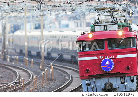 東北本線、小久赤羽、JR東日本、EF81-133（田端）+ E26系列（大久）、仙后座 130511975