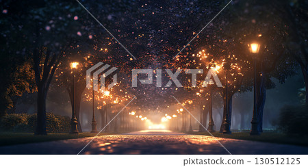 Enchanted Night A Rainy Cityscape 130512125