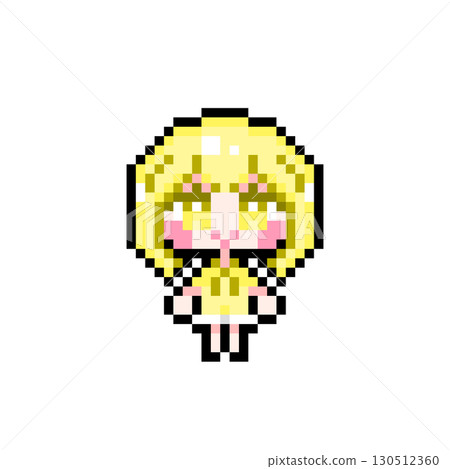 Pixel art character: Standing up short-haired girl (3) Pixel art character: Standing up short-haired girl (3) 130512360