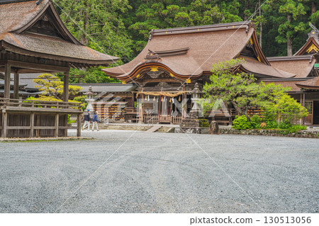 The main hall of Oguni Shrine, Ichinomiya, Totomi Province, in Morimachi (Shizuoka Prefecture) 130513056