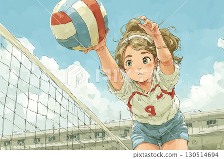Miyu Series: Miyu, Volleyball Scene 130514694