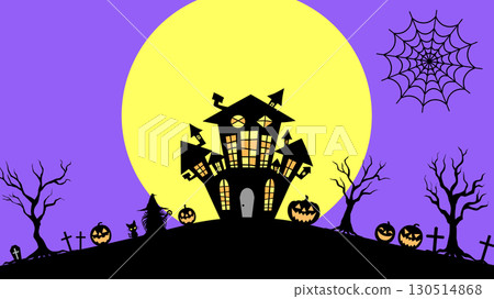 怪異的萬聖節背景圖 怪異的萬聖節背景圖 130514868