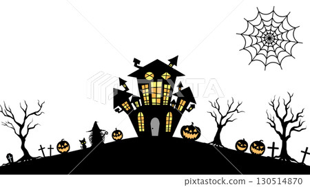 怪異的萬聖節背景圖 怪異的萬聖節背景圖 130514870