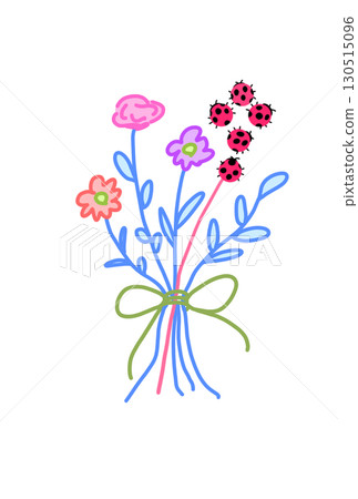 Ladybug Flower 130515096