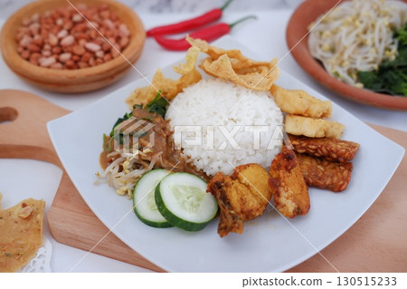 Indonesian Street Food Style Dish Indonesian Street Food Style Dish 130515233