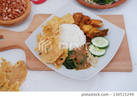 Indonesian Street Food Style Dish 130515249