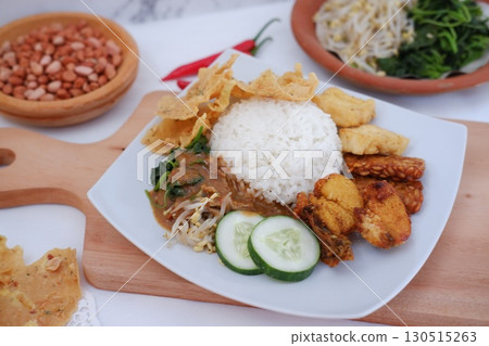 Indonesian Street Food Style Dish 130515263