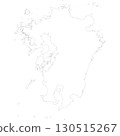 九州空白地圖 130515267
