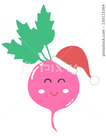 cute and minimal beetroot with smiling face cute and minimal beetroot with smiling face 130515364